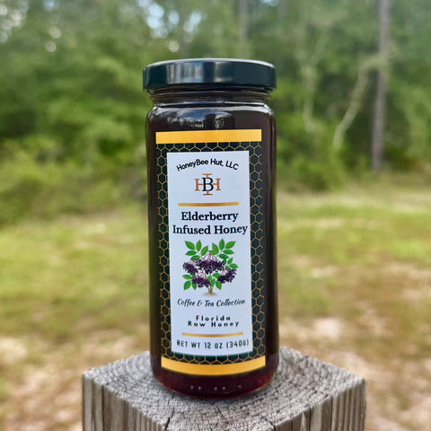 Elderberry Infused Honey