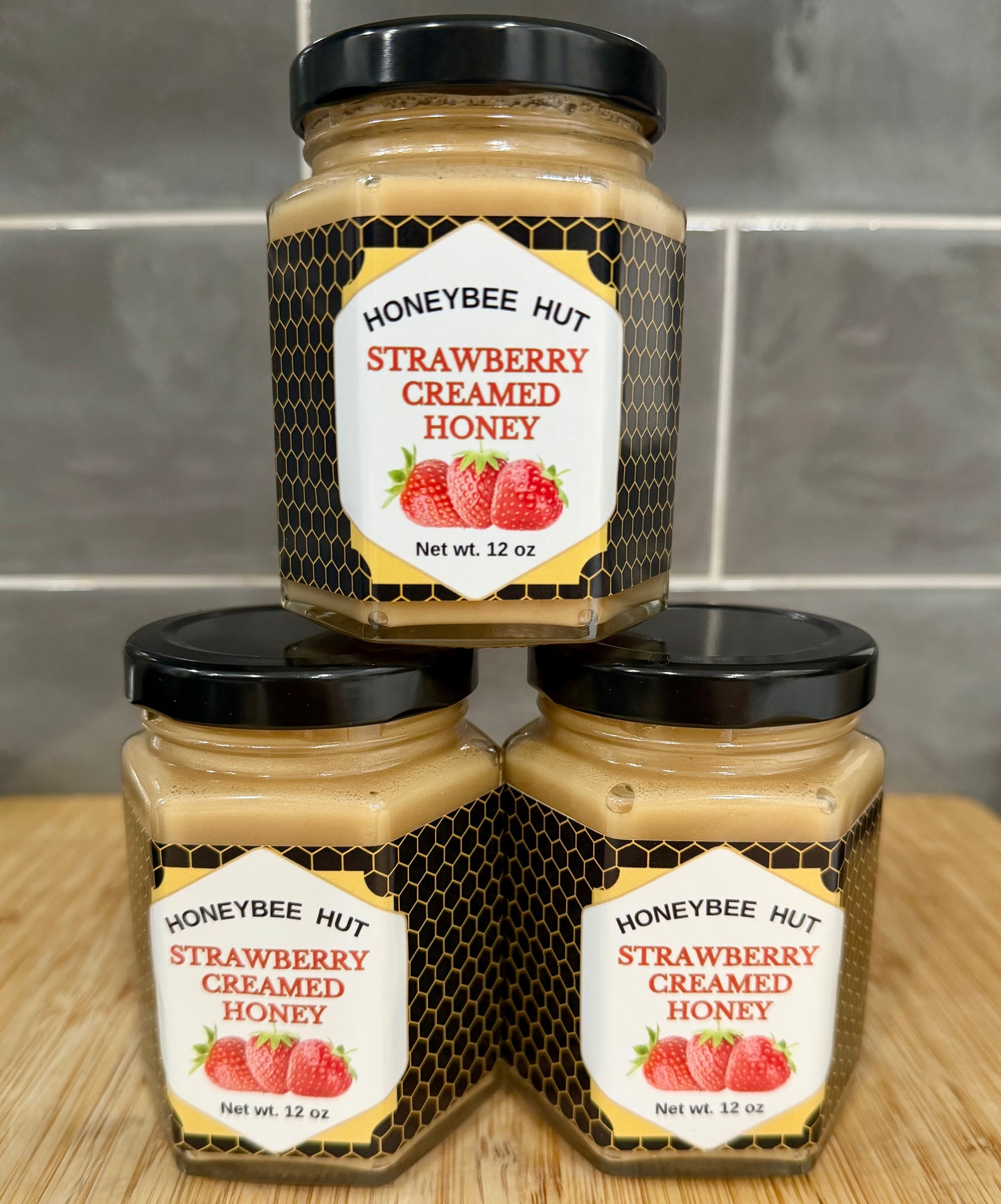 Strawberry Creamed Honey