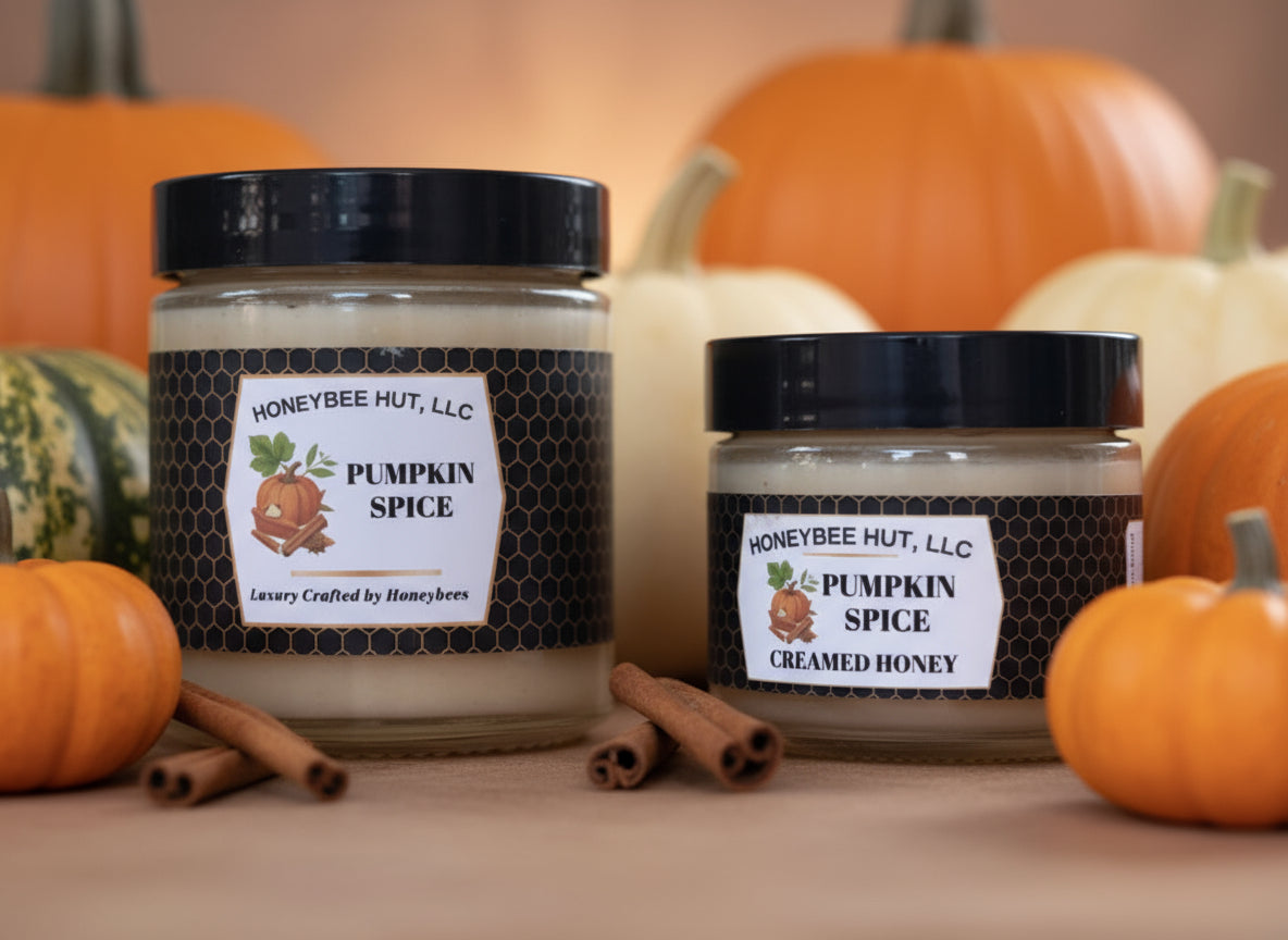 Pumpkin Spice Creamed Honey