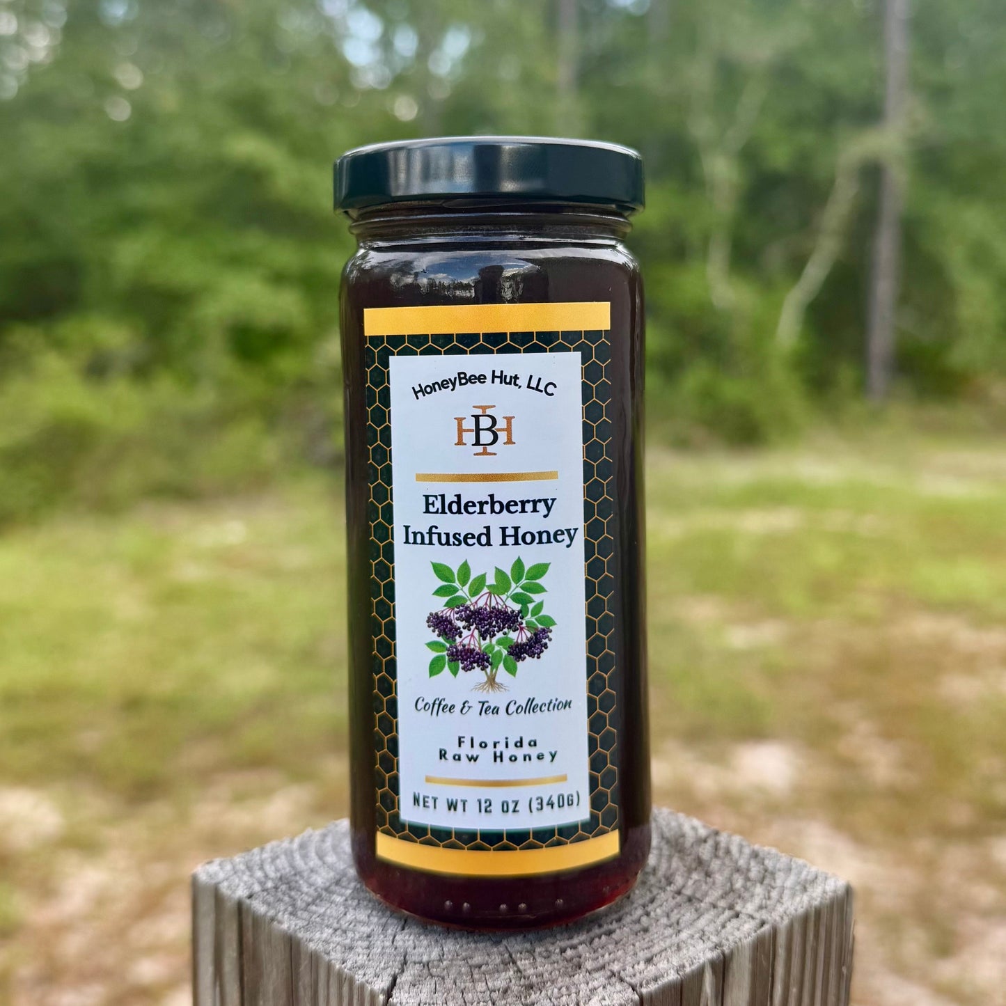 Elderberry Infused Honey