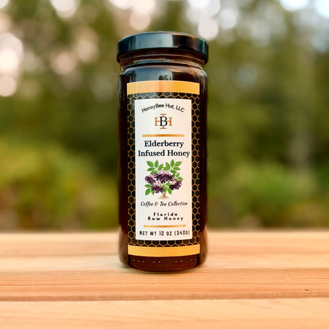 Elderberry Infused Honey